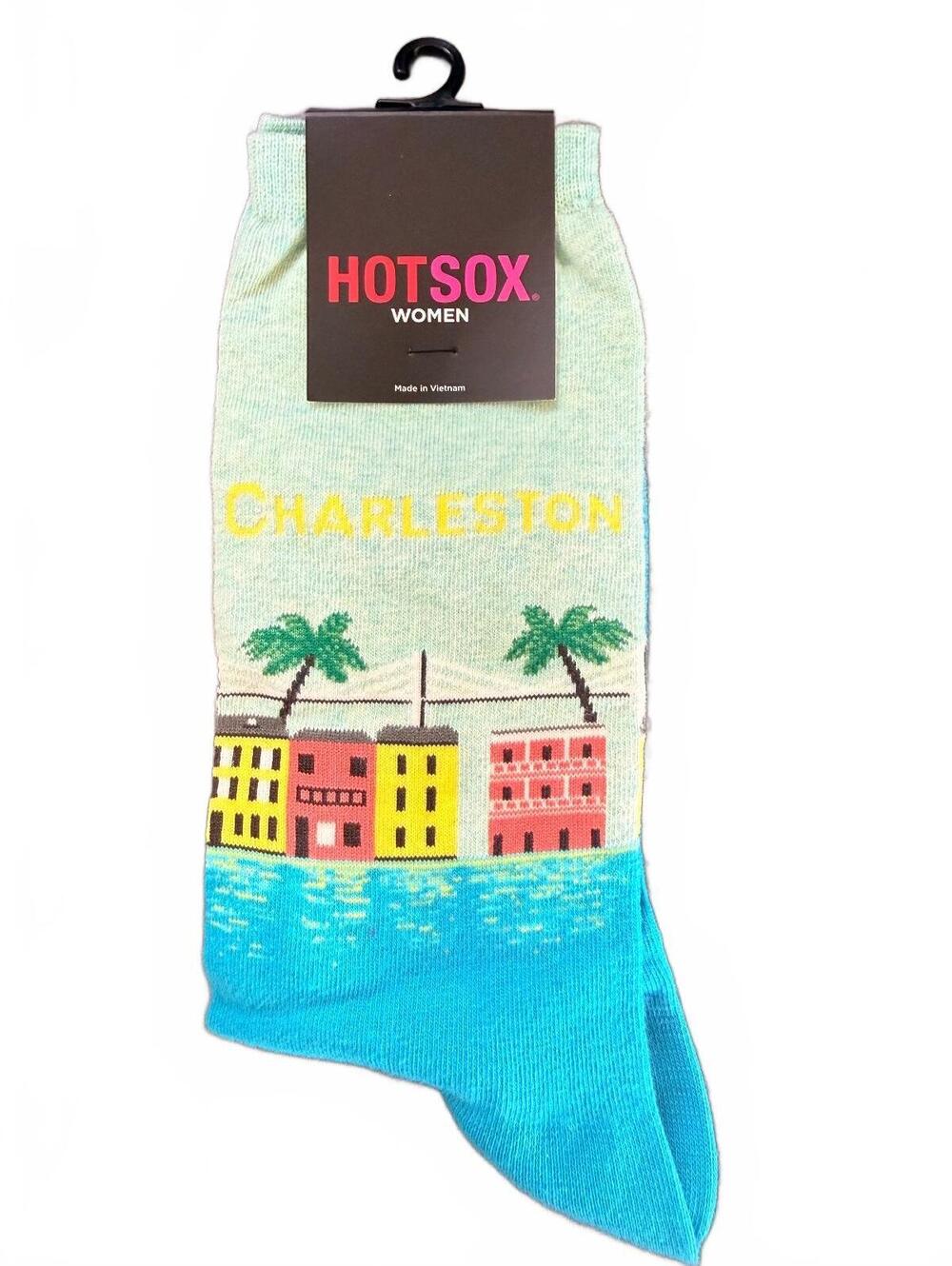 Hot Sox Charleston Scene Socks Blue Multi